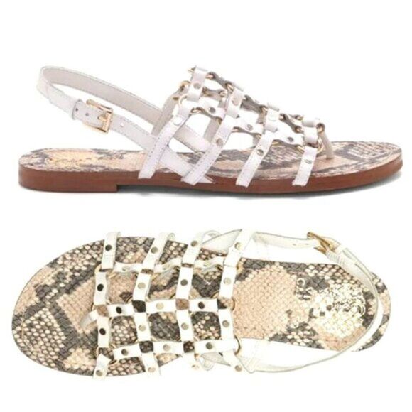 VINCE CAMUTO Richintie‎ Cage Leather Sandal - Picture 2 of 4